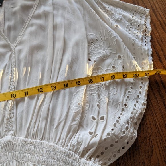 Forever 21 Cream Boho Tunic - Medium - Picture 4 of 8